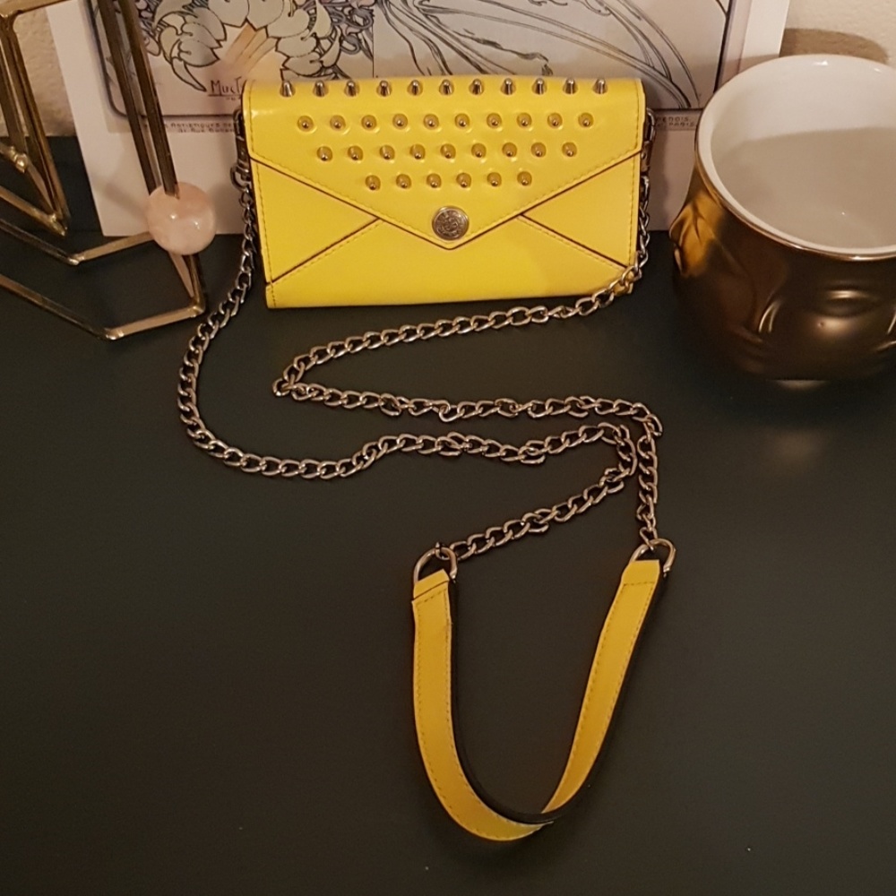 EUC Rebecca Minkoff Wallet on a Chain Studded